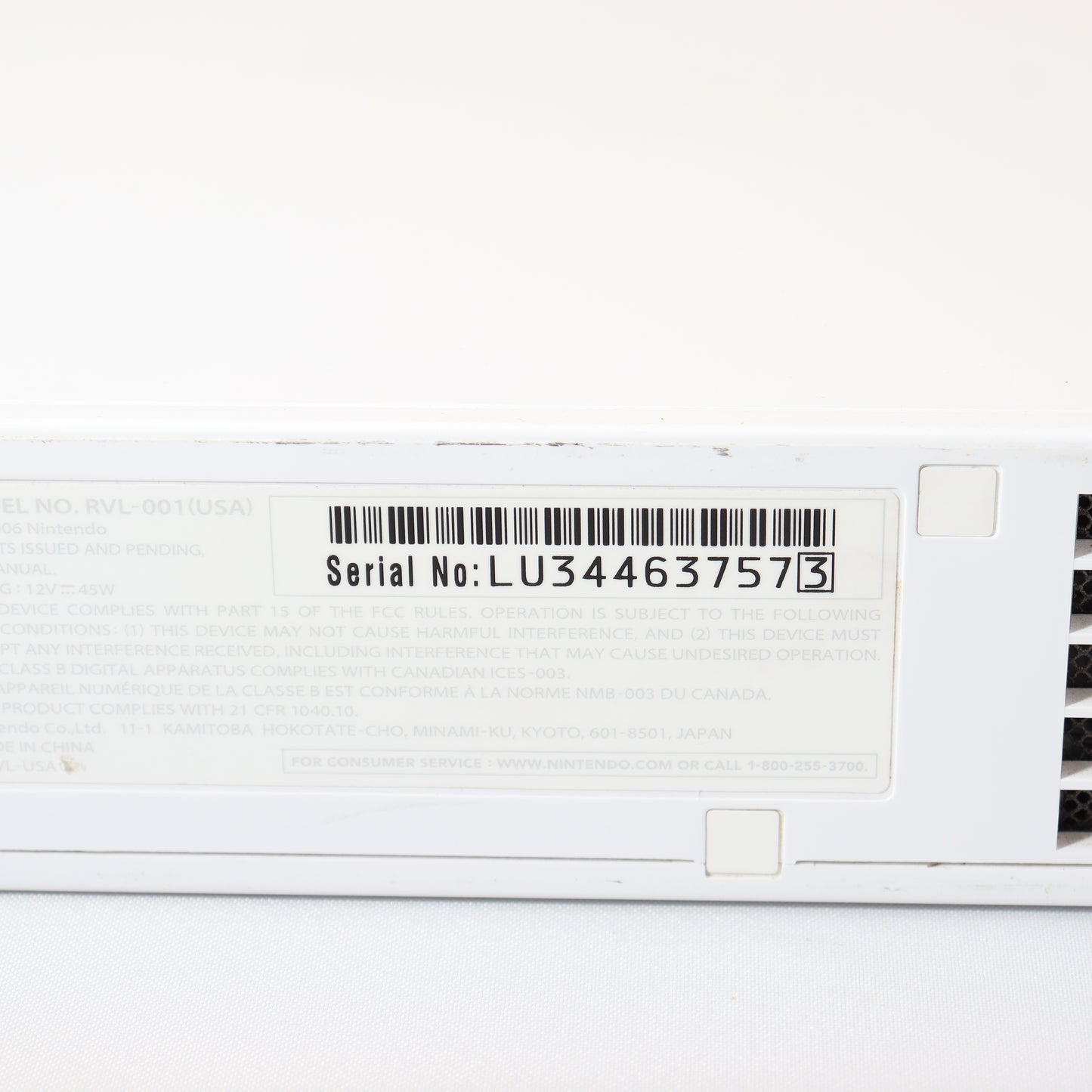 White Nintendo Wii System
