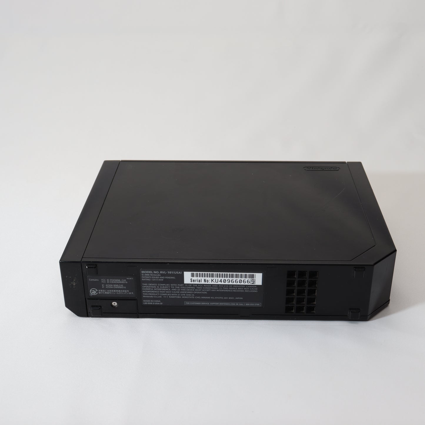Black Nintendo Wii System
